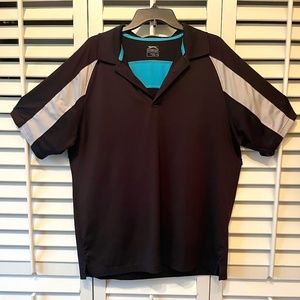 Slazenger Men's Black Polo Shirt Size XL